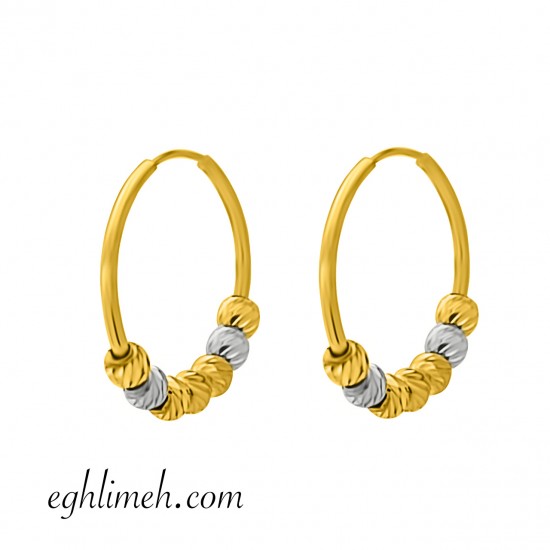  گوشواره طلا 18 عیار  كد ET2079.1.34